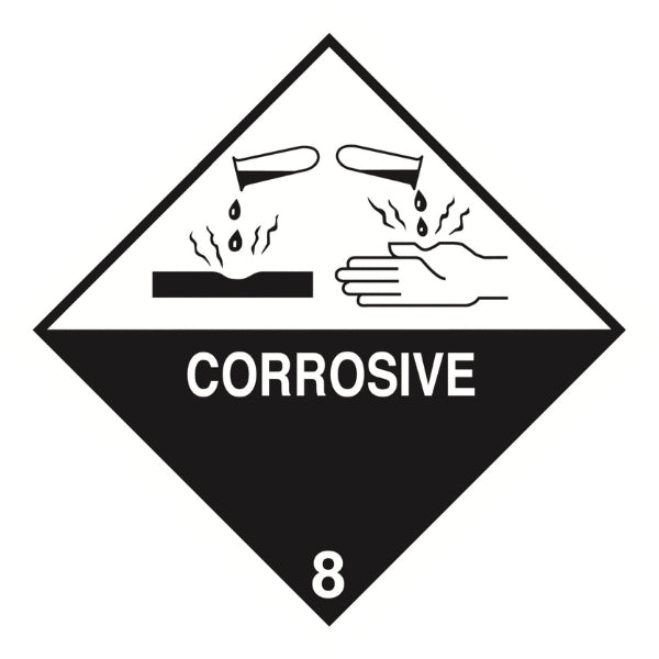 Corrosive Class 8 Van Sticker