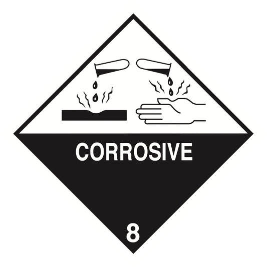 Corrosive Class 8 Van Sticker