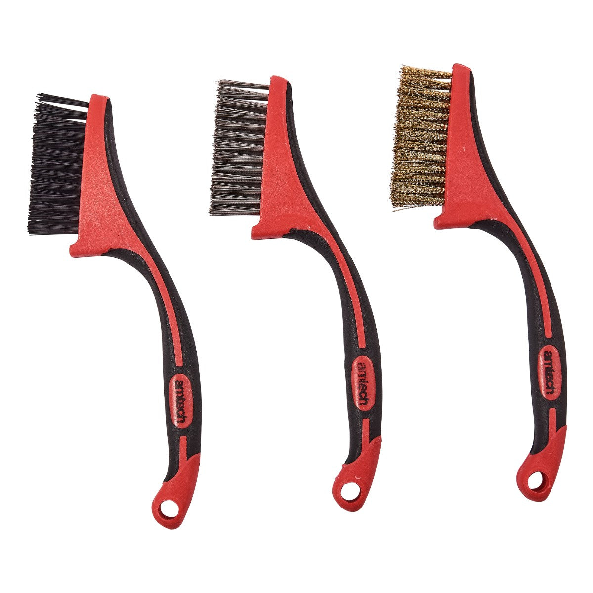 Amtech 3 Piece Wire brush set