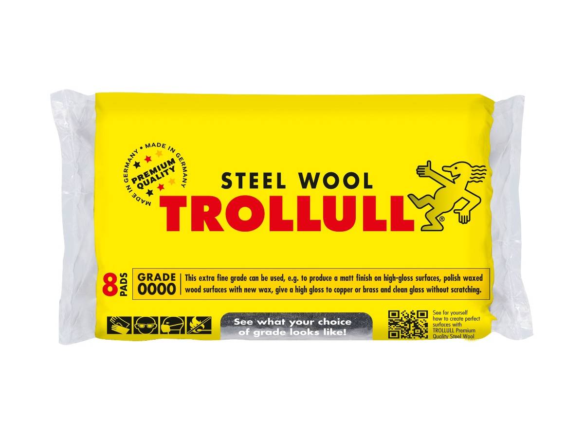 Trollull Steel Wool pads - Eight Extra Large