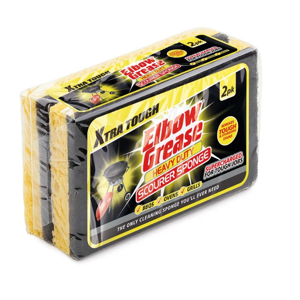 Elbow Grease Heavy Duty Scourer Sponge 2 Pack