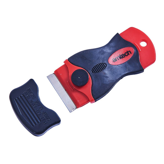 Soft Grip Mini Scraper with Blade Safety Guard