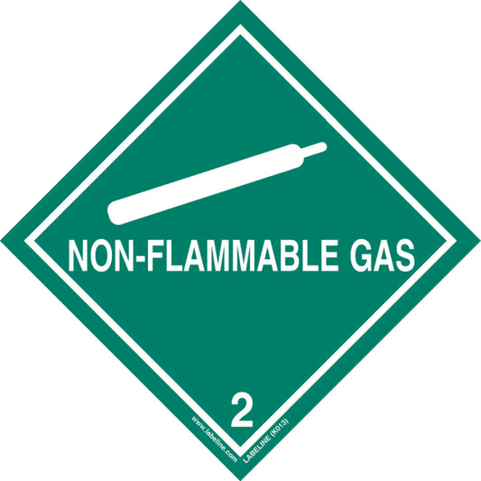 Compressed Gas Van Sticker