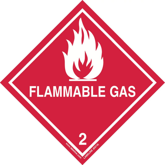 Flammable Gas Van Sticker