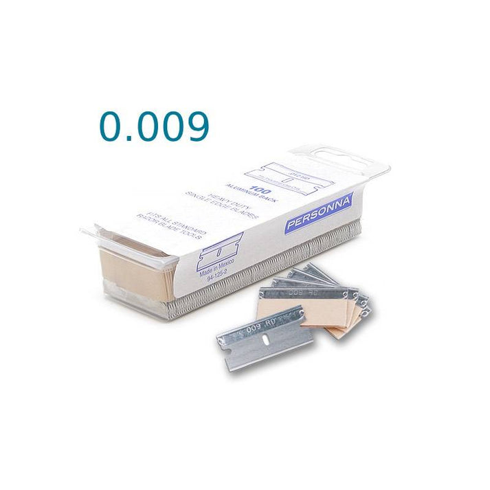 PERSONNA® Regular Duty Single Edge Razor Blades .009